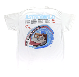 Travis Scott Astroworld T-shirt, White - Wake Up Design