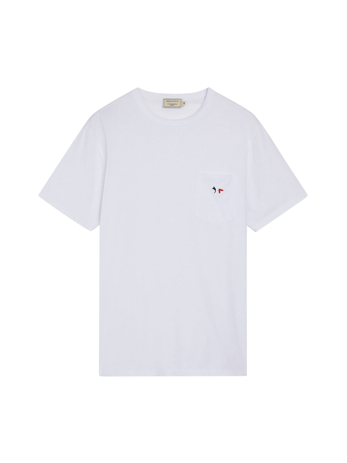 Tricolor Fox Patch Pocket Tee