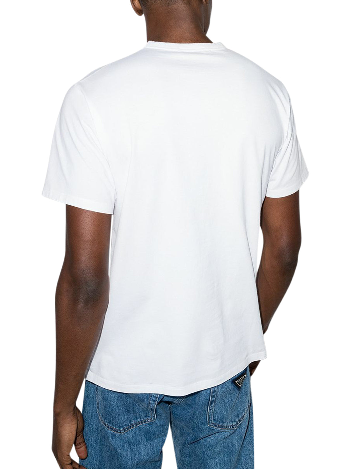 Tricolor Fox Patch Pocket Tee