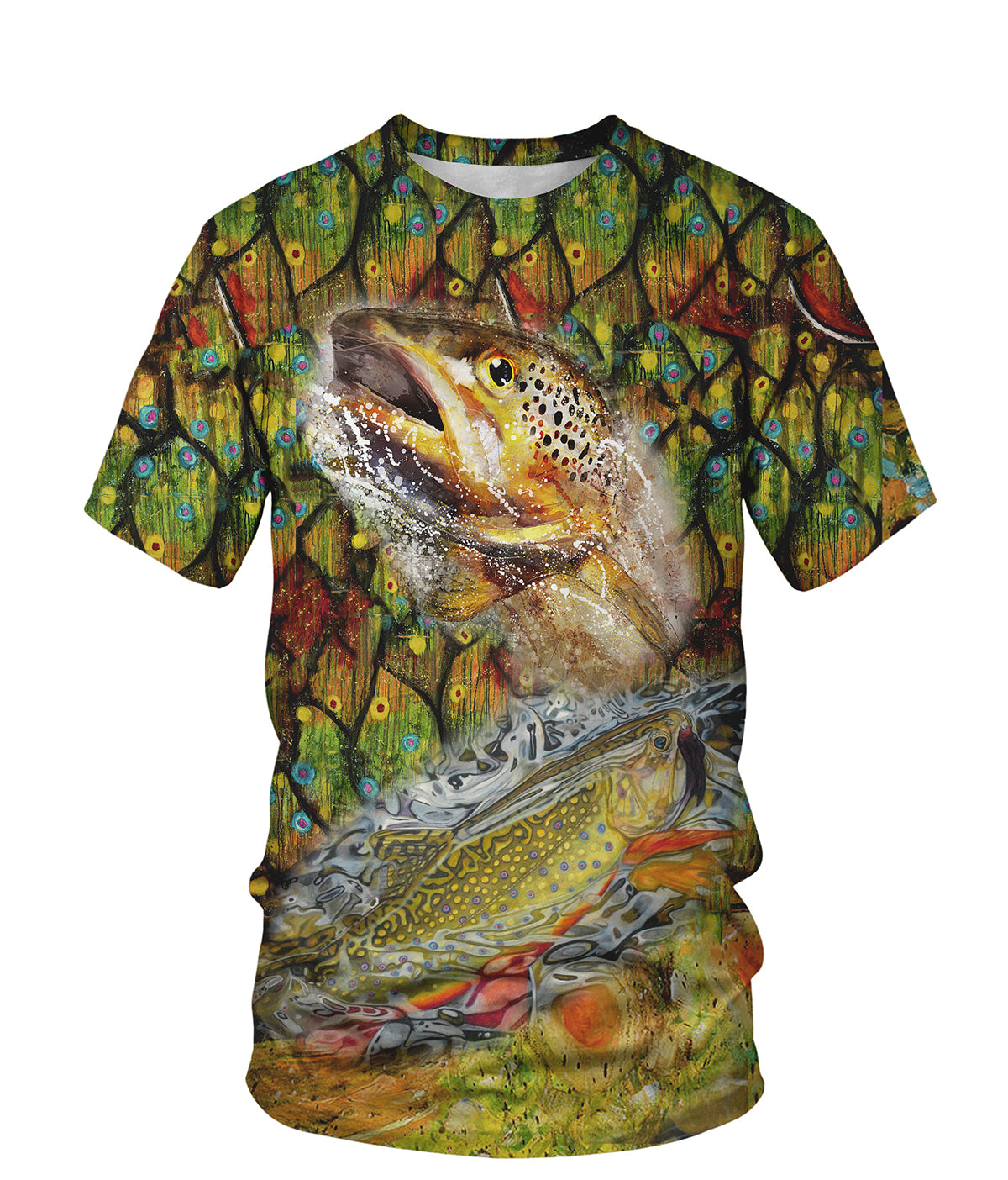 Trout Fishing T-Shirt, Trout Fishing Passion, Trout Skin T-Shirt