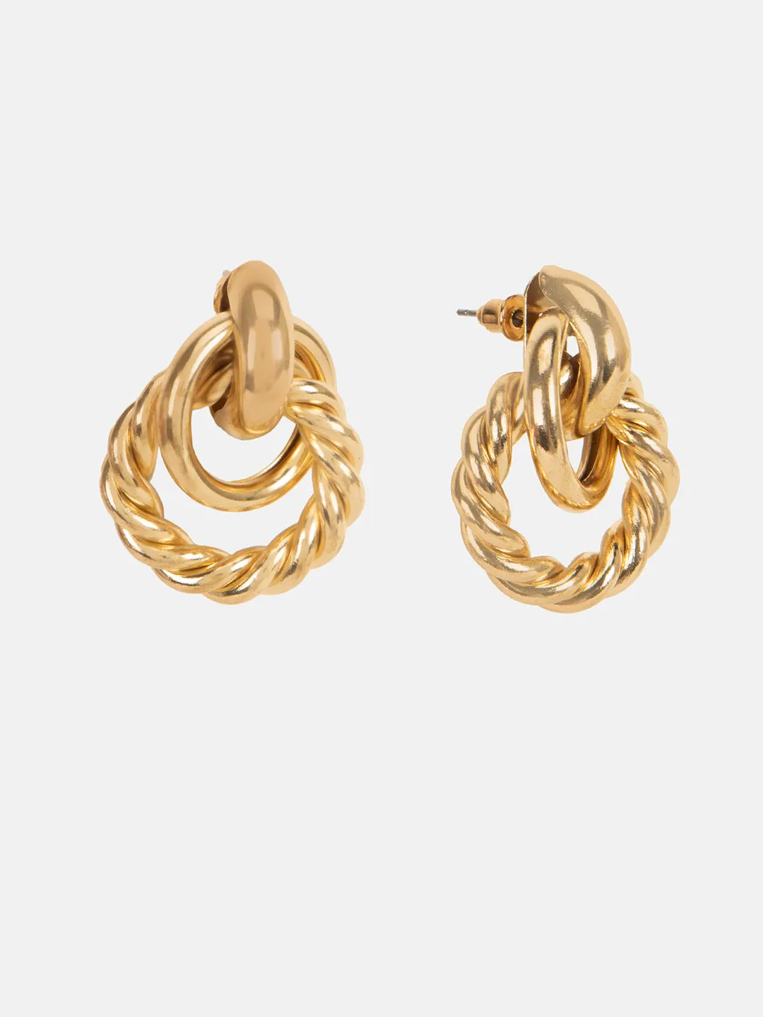 Twisted Stud Earrings