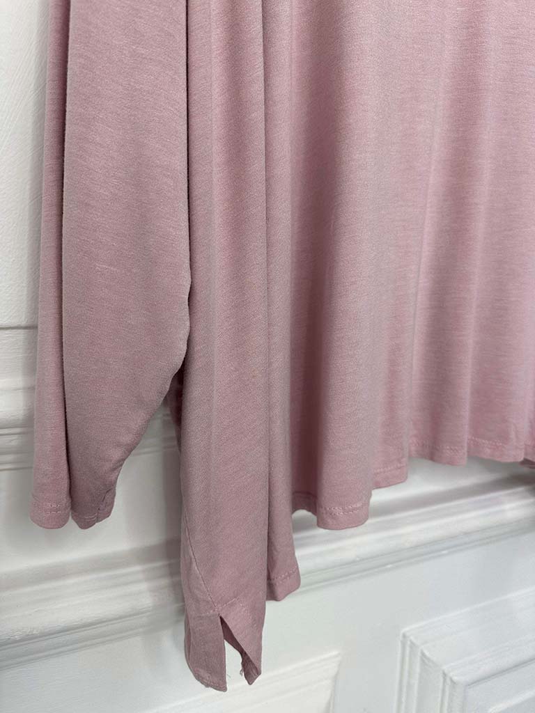 V-Neck Blush Jersey Top