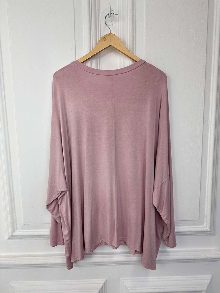 V-Neck Blush Jersey Top