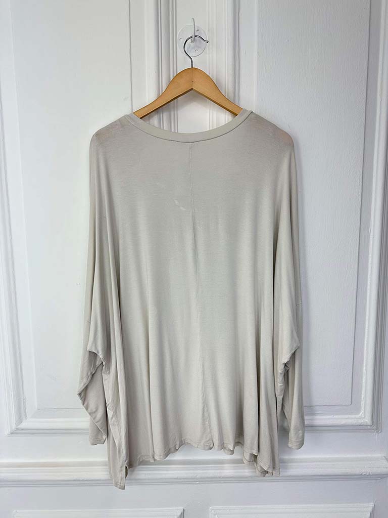 V-Neck Stone Jersey Top