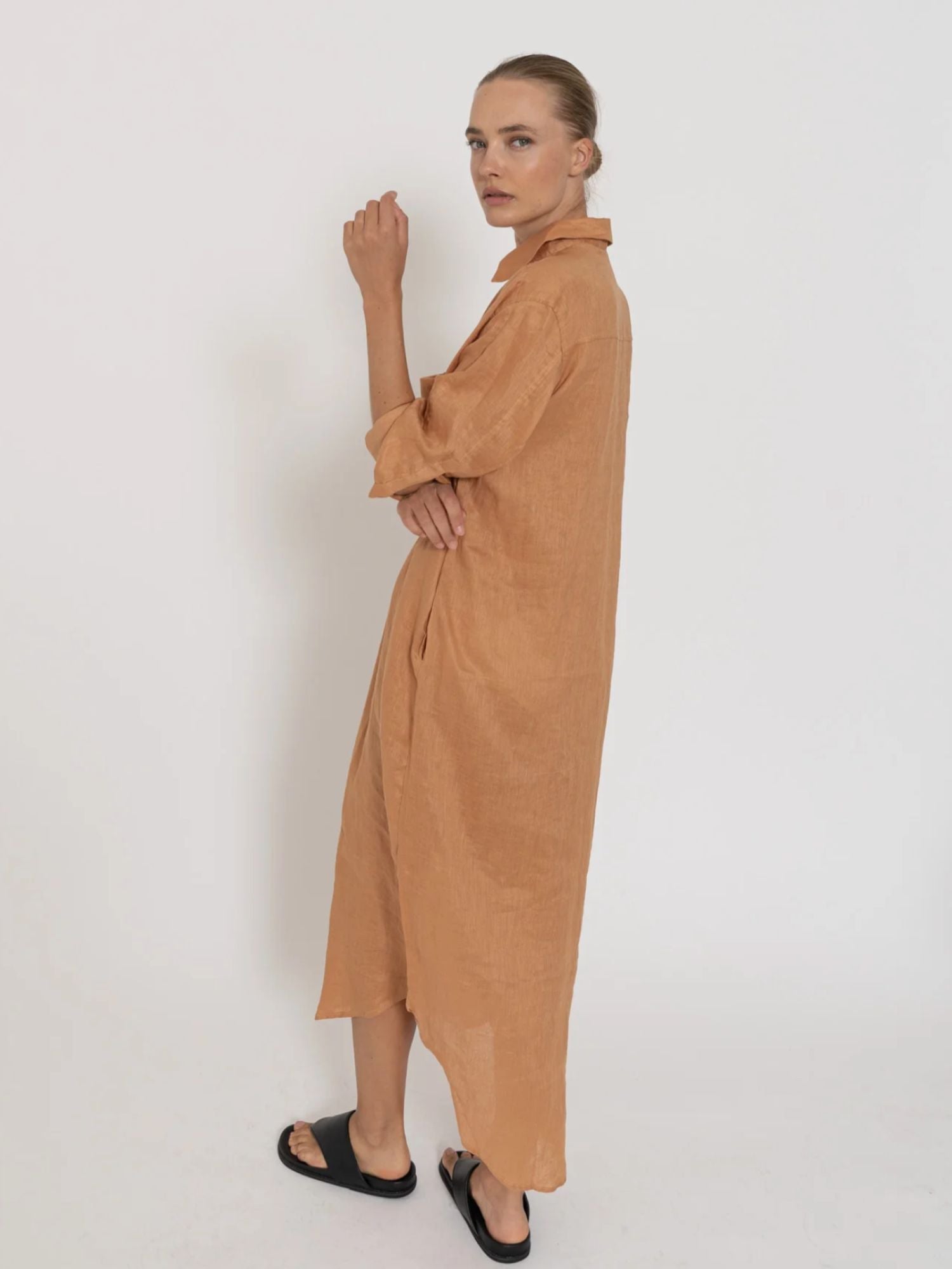 Vacation Shirt Dress | Terracotta - Stylish Summer Outfit