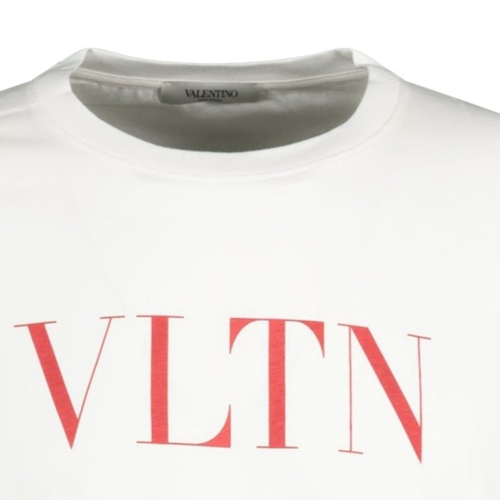 Valentino VLTN Red Logo T-Shirt White - Buy Online Now