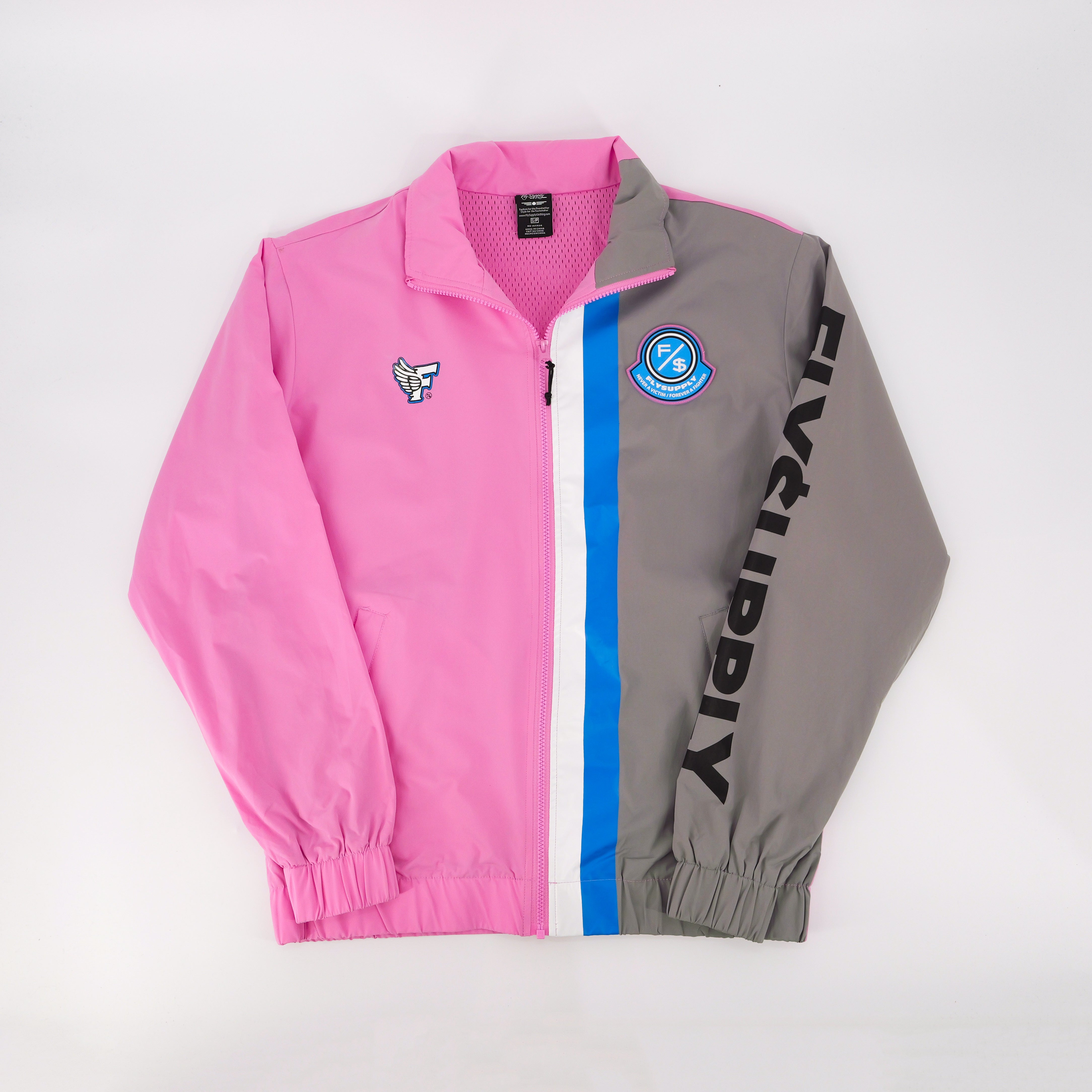 Victim Resistant Pink Windbreaker