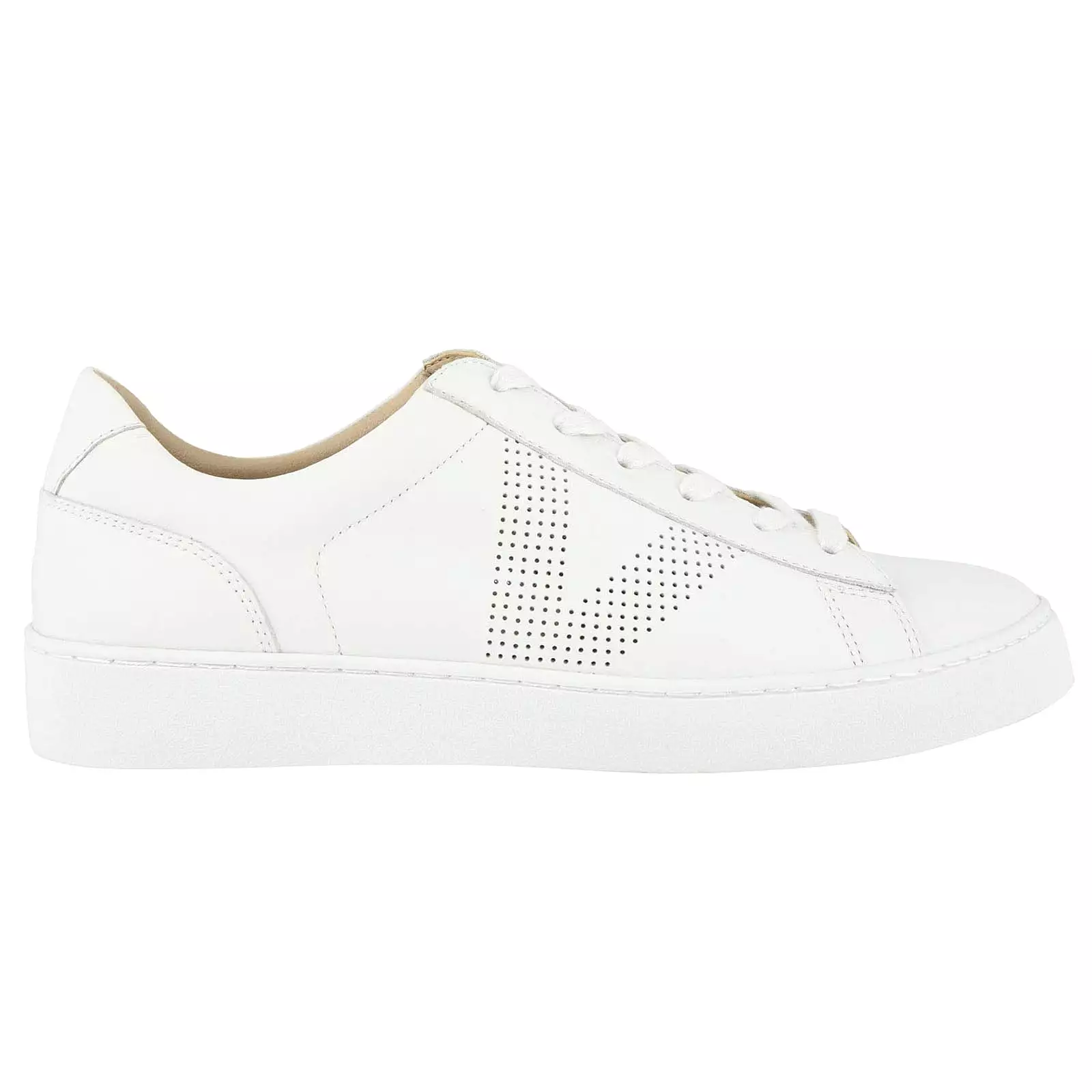 Vionic Splendid Honey Lace-Up Leather Low-Top Sneakers UK 5.5