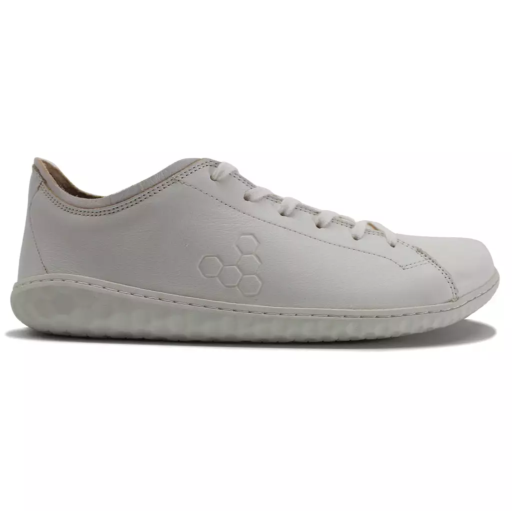 Vivobarefoot Geo Court III Women's Low-Top Leather Lace-Up Trainers - UK 5