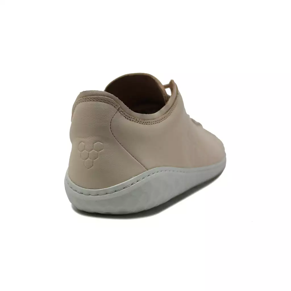 Vivobarefoot Women's Geo Court III Low-Top Trainers - Lace-Up Sneakers in Leather, UK Size 8.