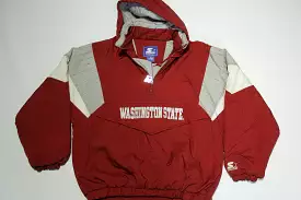 Washington State WSU 90's Vintage Hooded Puffer Parka Starter Jacket