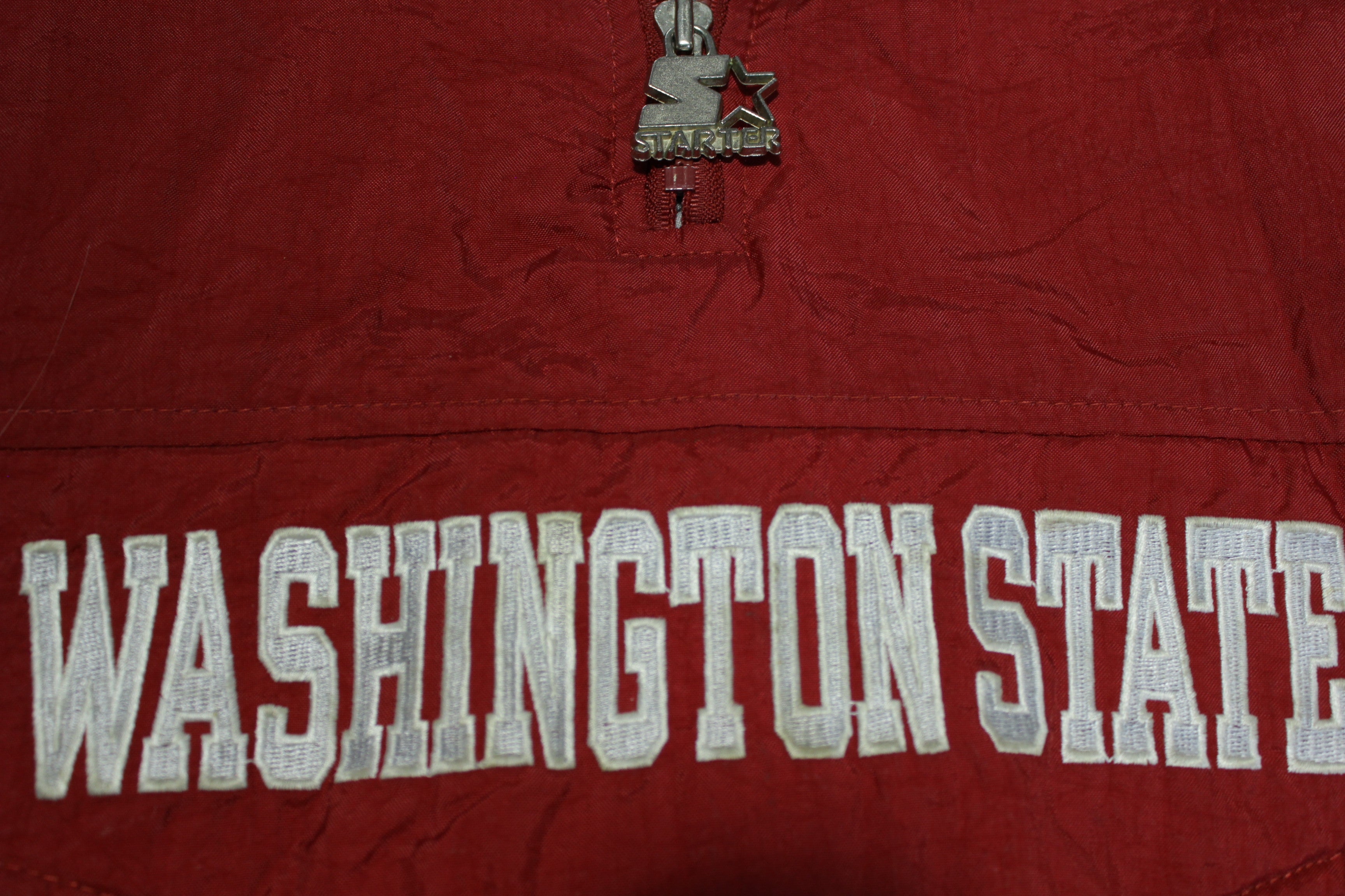 Washington State WSU 90's Vintage Hooded Puffer Parka Starter Jacket