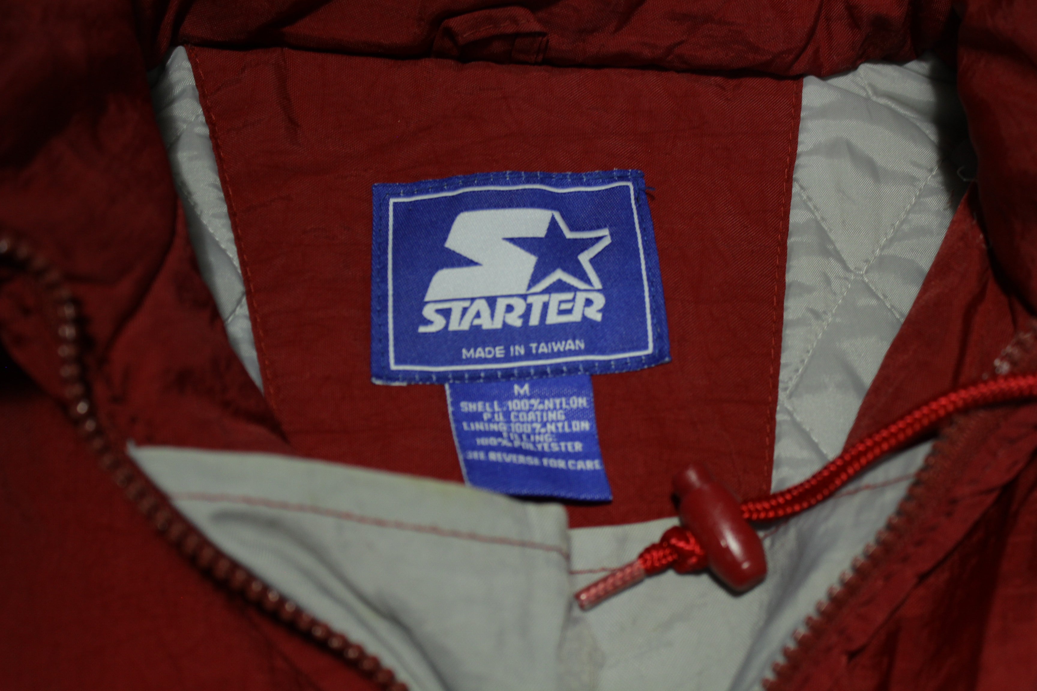 Washington State WSU 90's Vintage Hooded Puffer Parka Starter Jacket