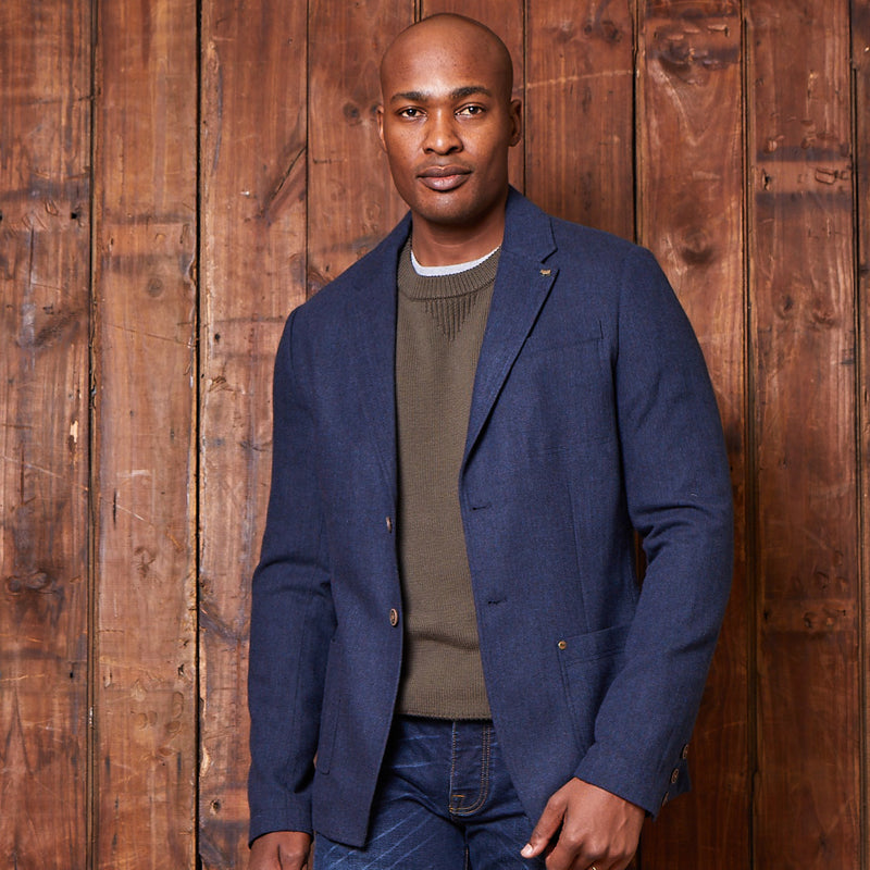 Waterford Tweed Blazer Midnight - Shop Now