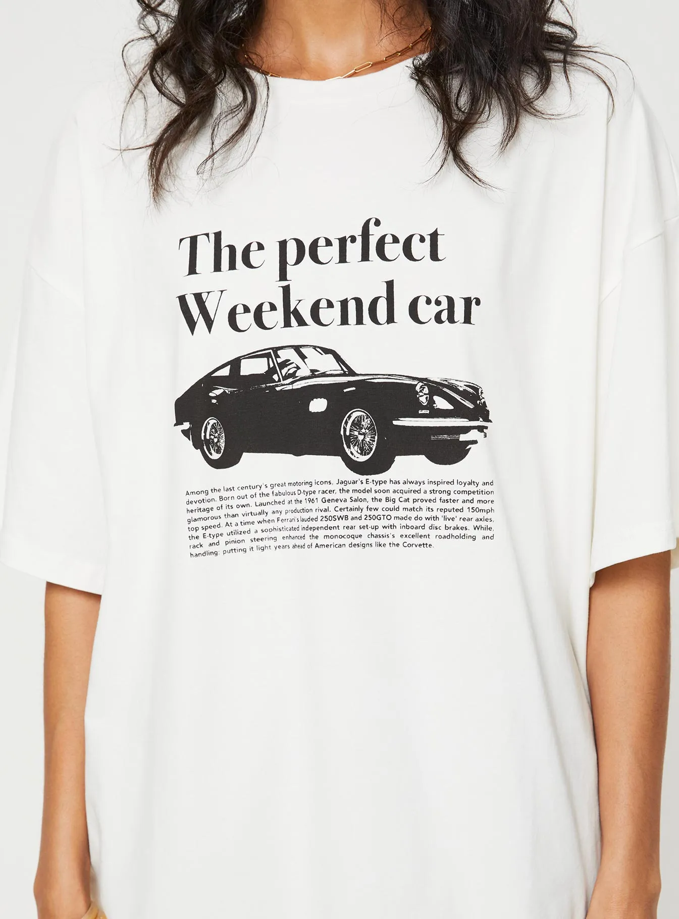 Weekend Graphic T-shirt in White