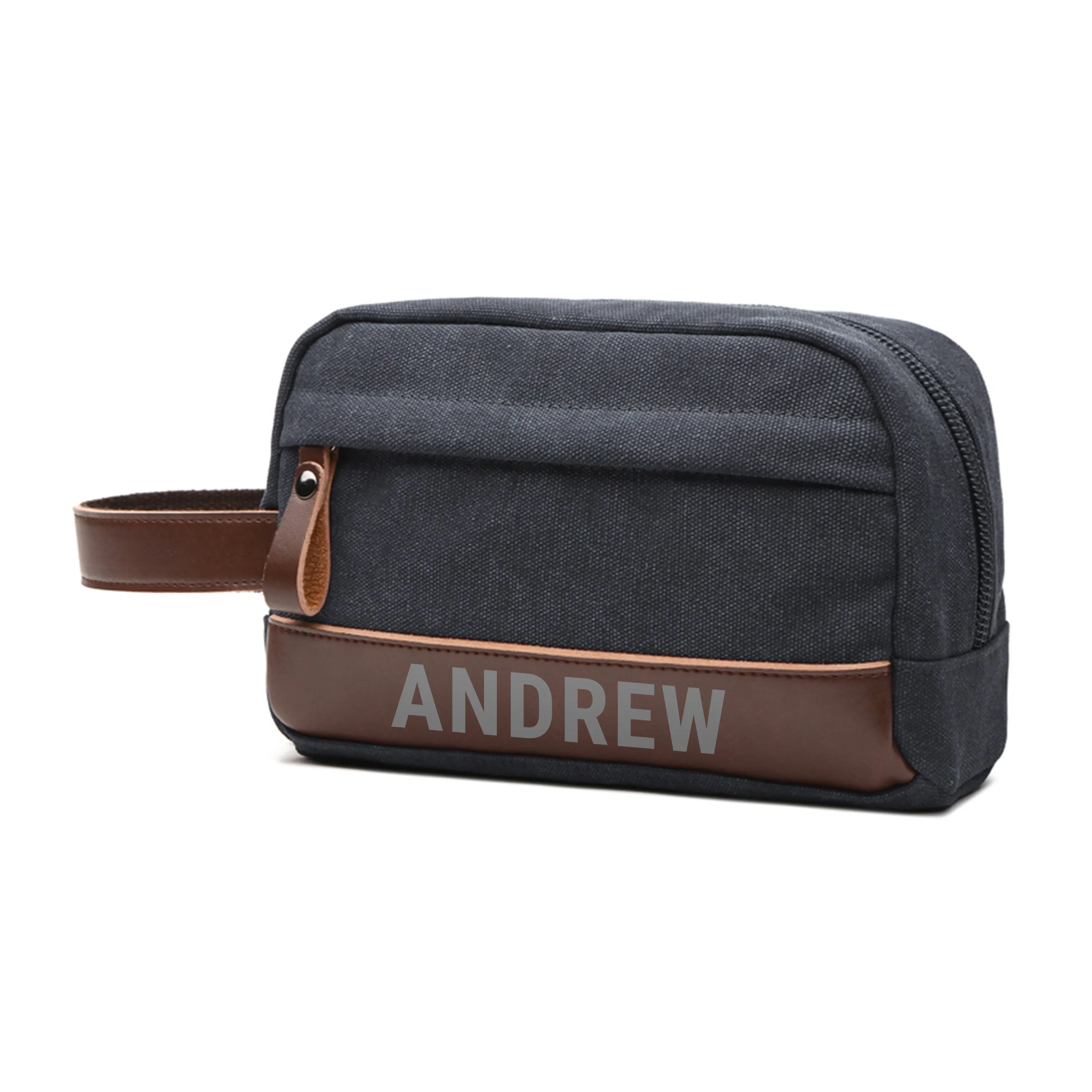 Weekender Denim Wash Bag Grey