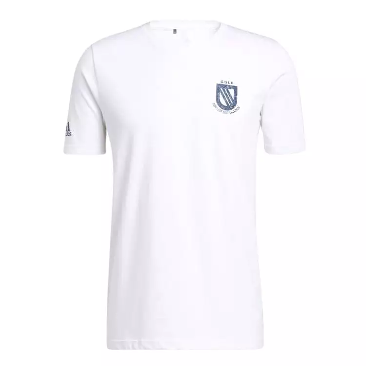 White Golf Champion Men's T-Shirt by Adidas