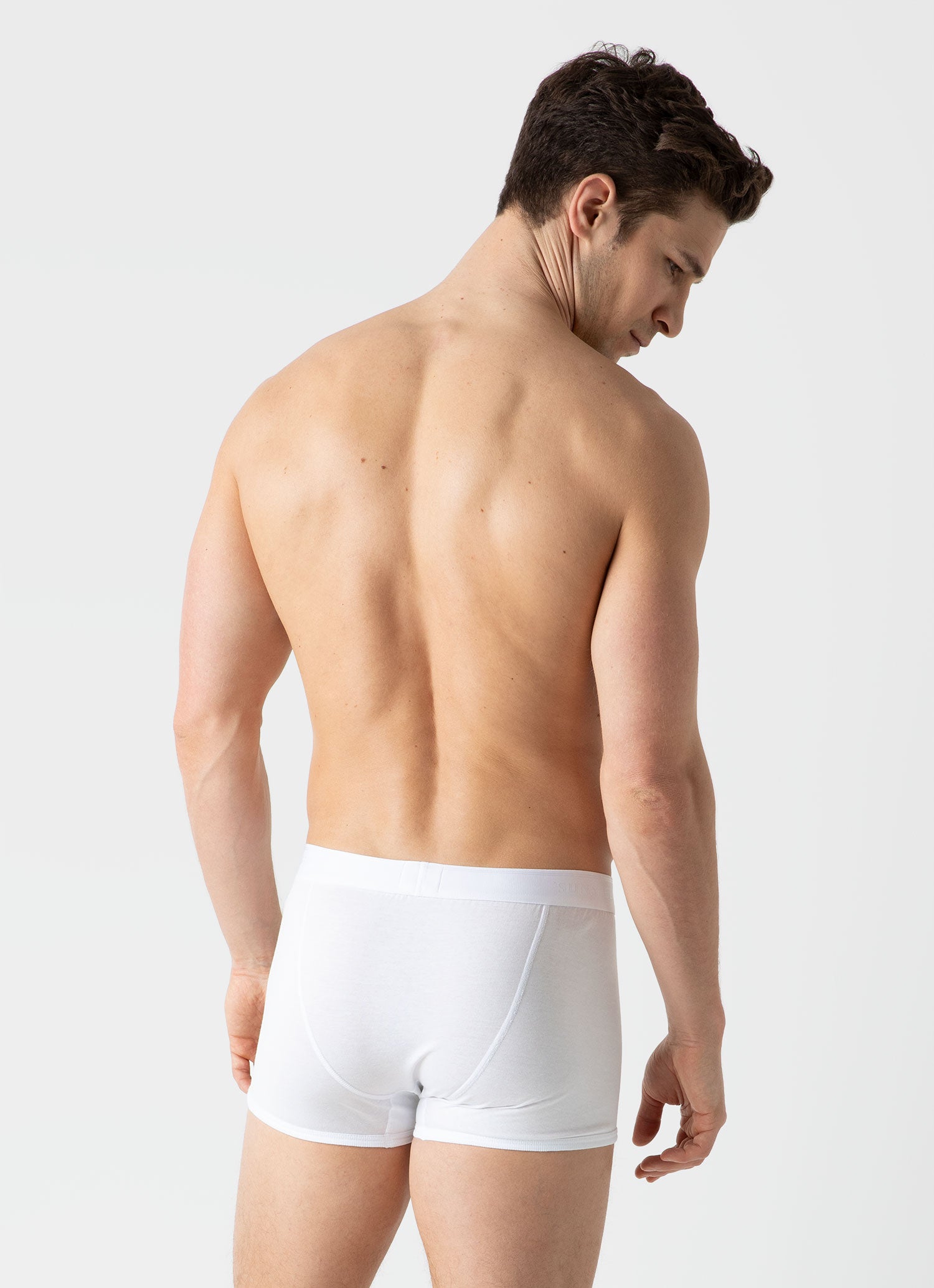 White Men's Superfine Cotton Trunks