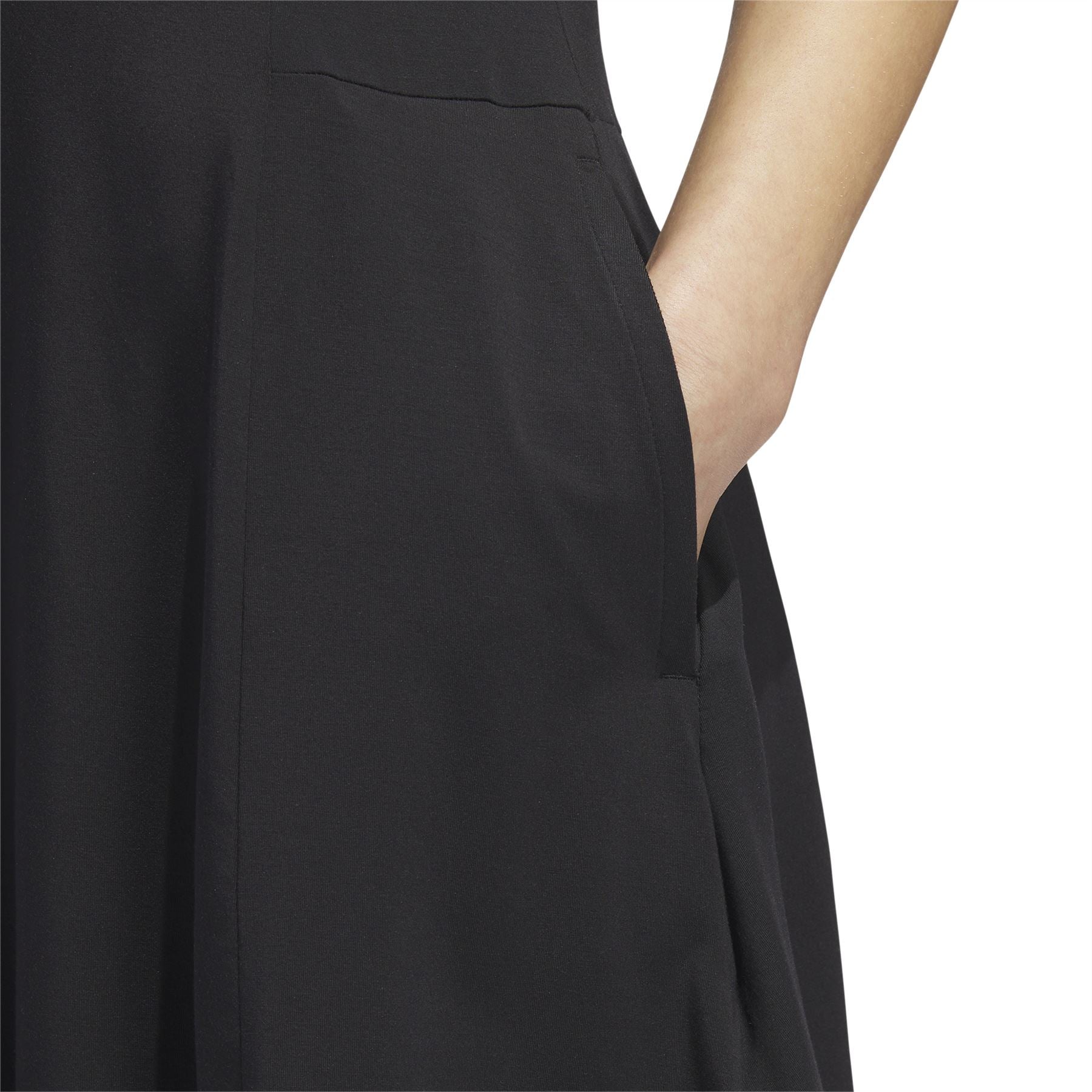 women's black golf dress, made with nature fabric, AW23