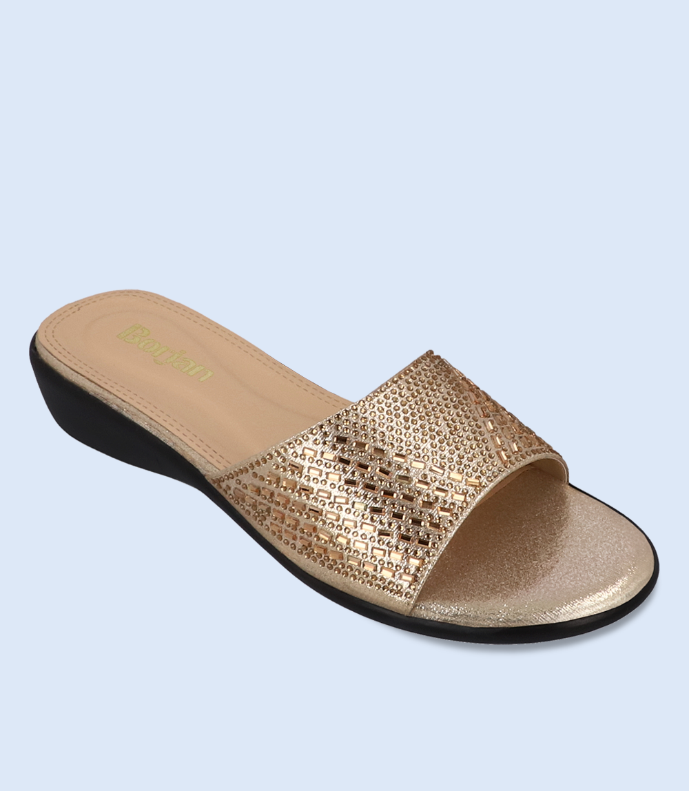 Women's Formal Slipper - BW8742 Golden