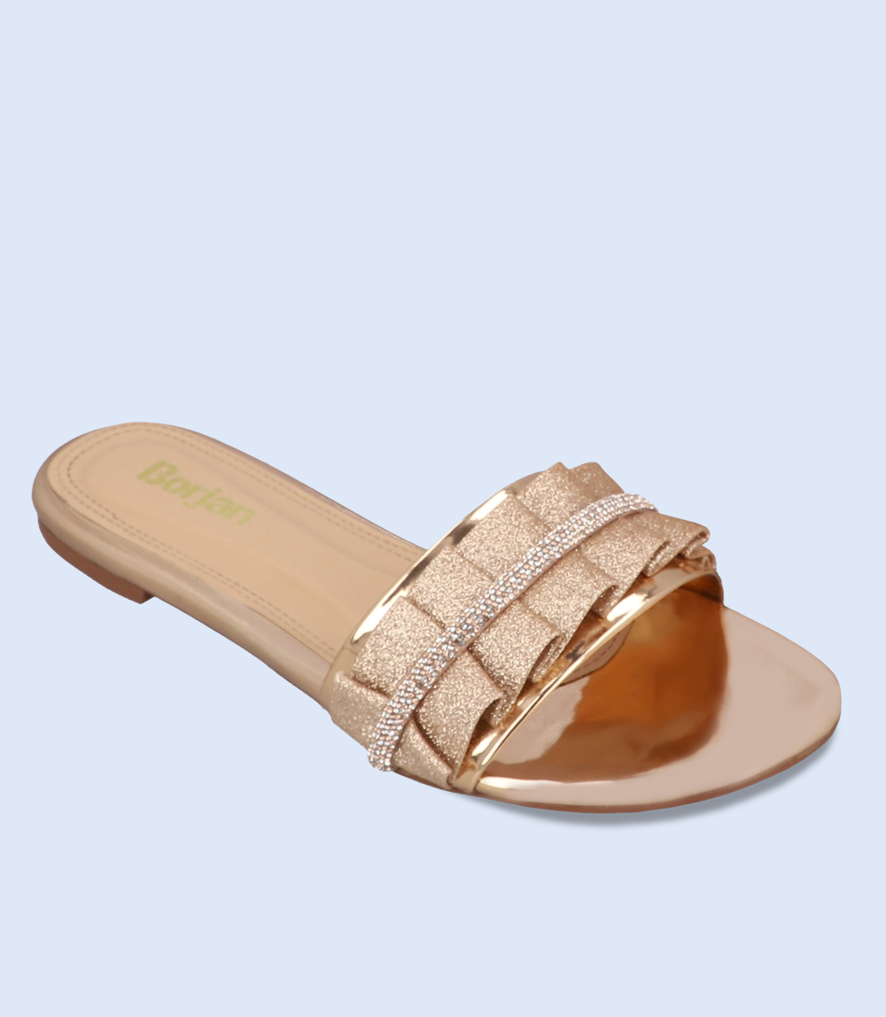 Women's Formal Slipper - BW8746 Champagne Color