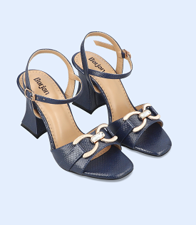 Women's Navy Sandal Heel - Model BW9344