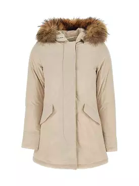 WOOLRICH luxury parka with genuine Arctic raccoon fur