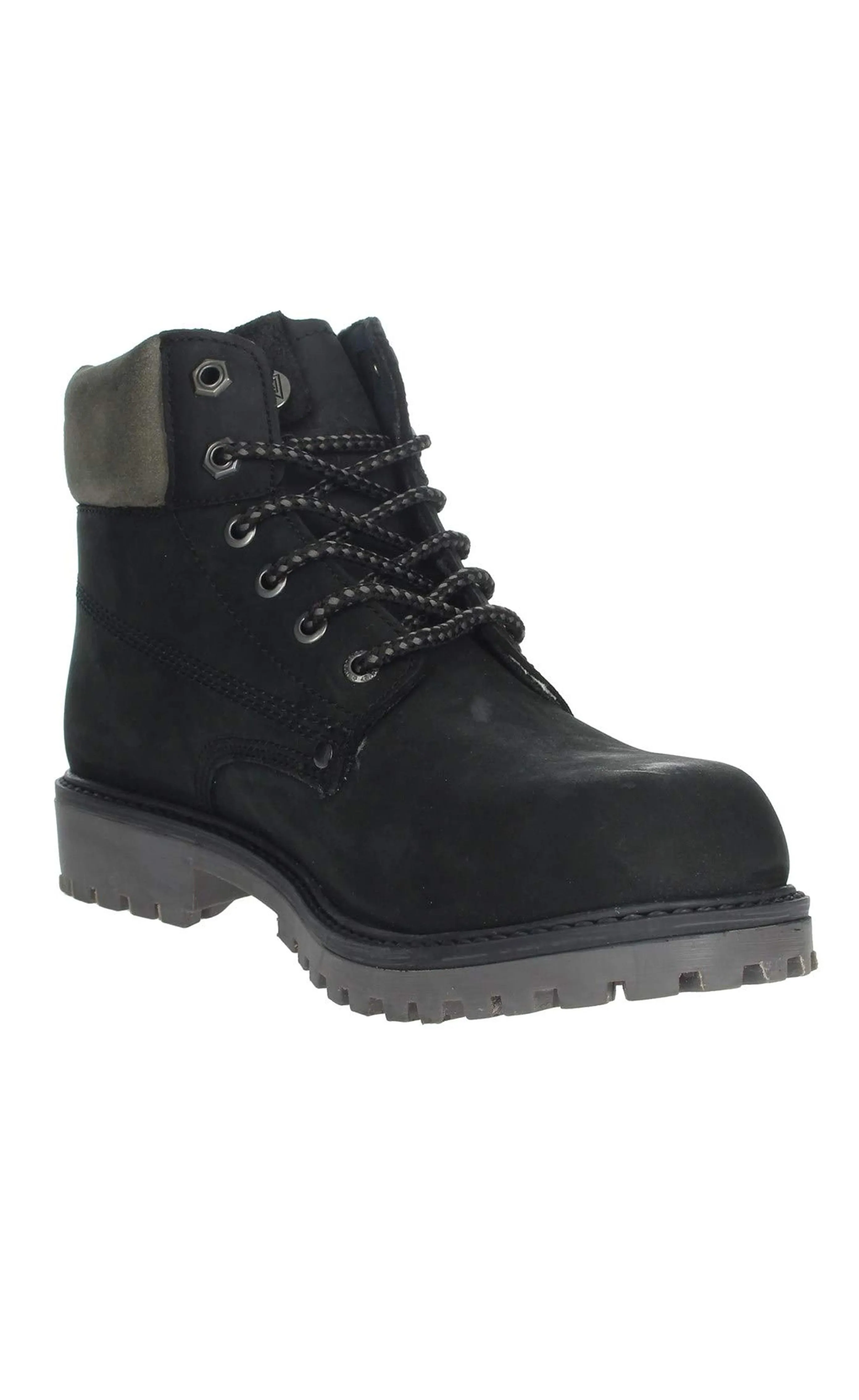 Black Arch Leather Boot by Wrangler