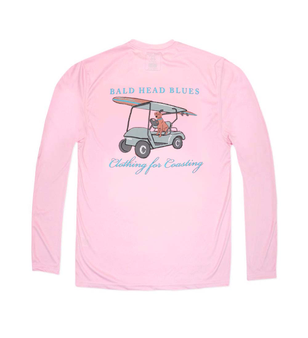 Youth Dog Cart T-Shirt - Pink