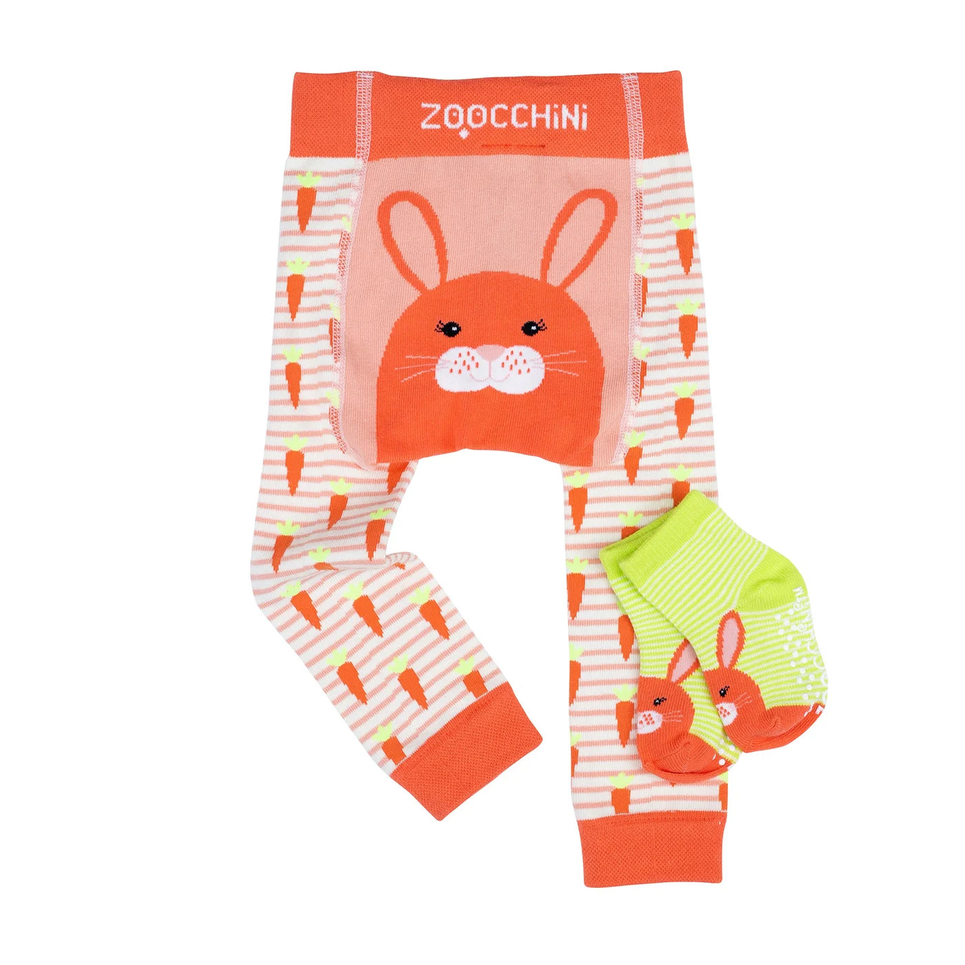 Zoocchini - Orange - Bella - Bunny - Crawler - Set